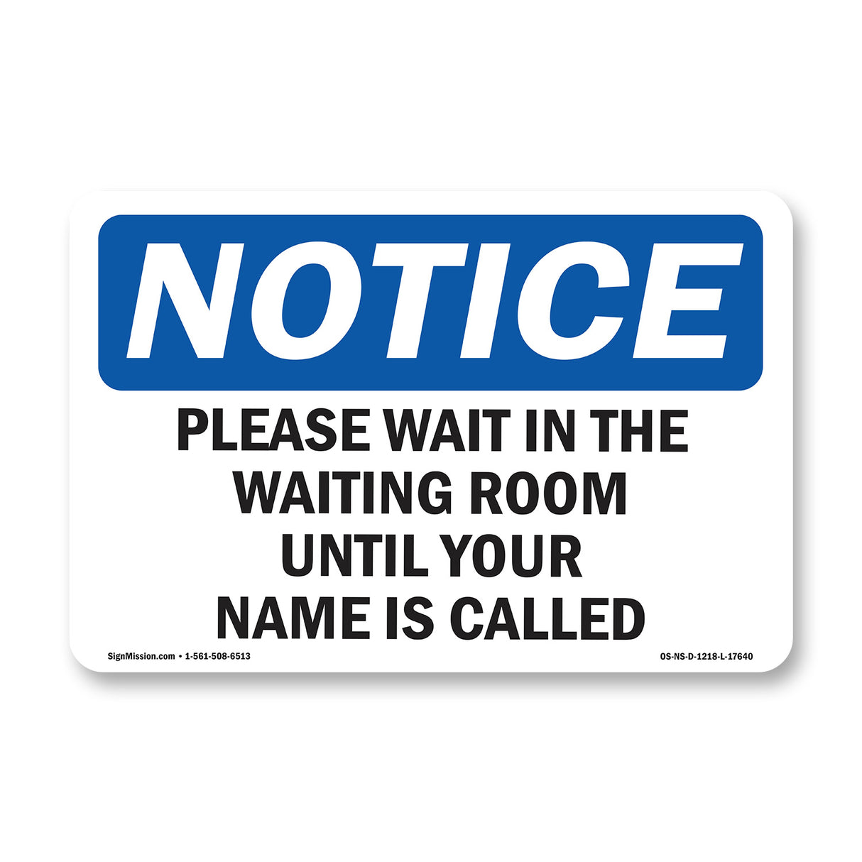 Please Wait In The Waiting Room