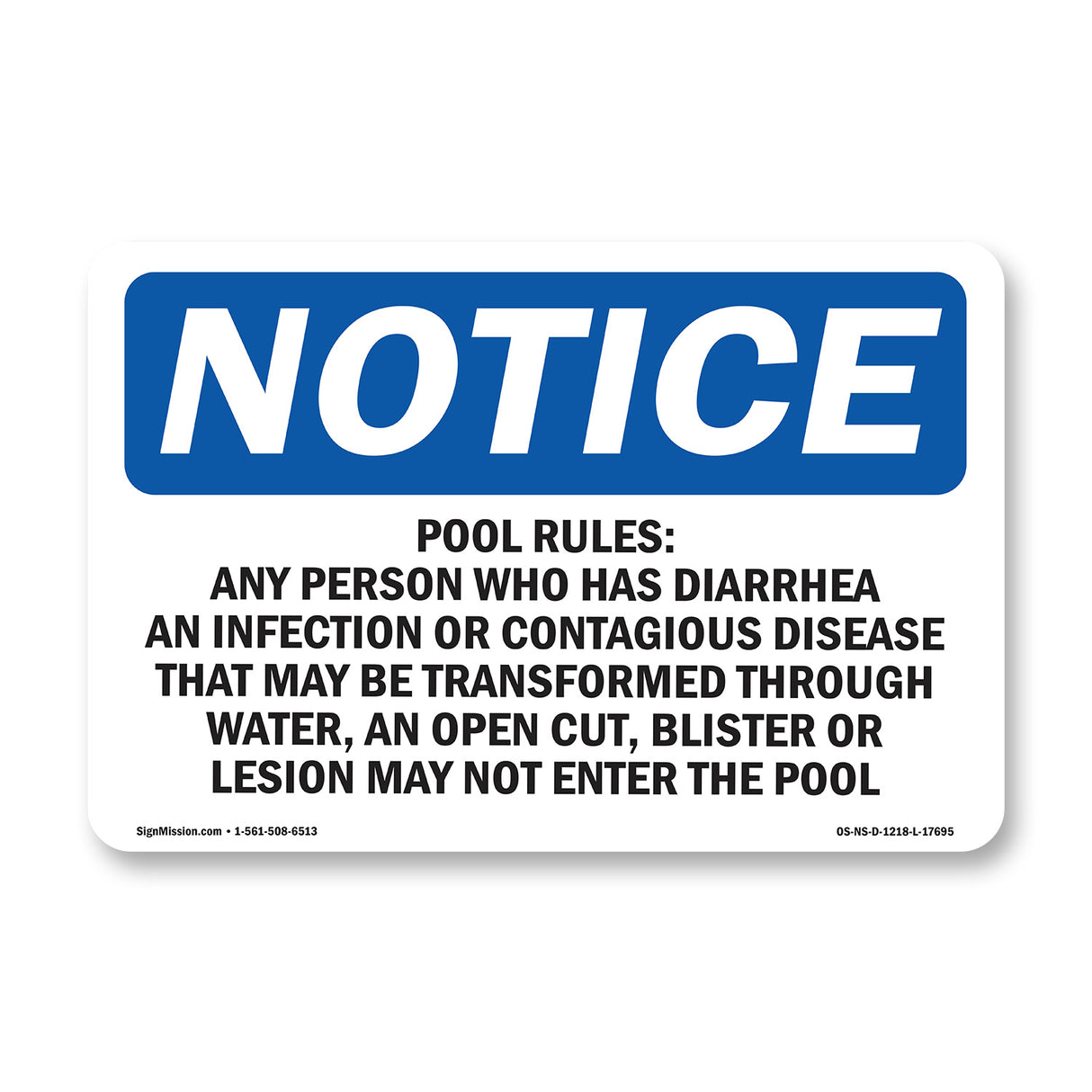 Pool Rules Any Person Who Has