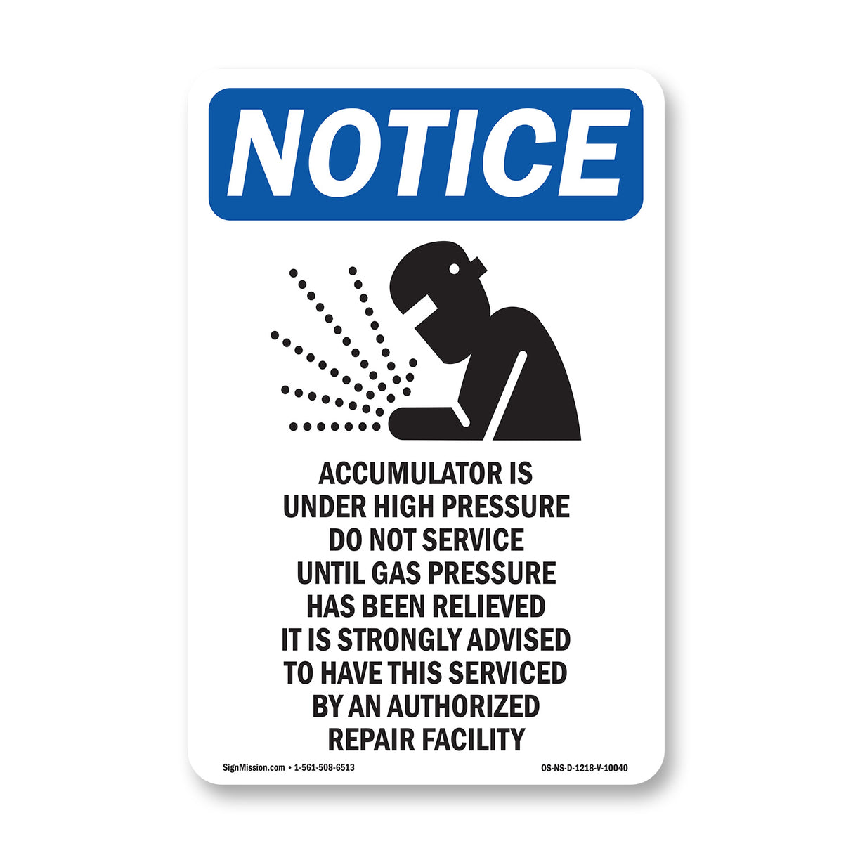 Accumulator Is Under High Pressure