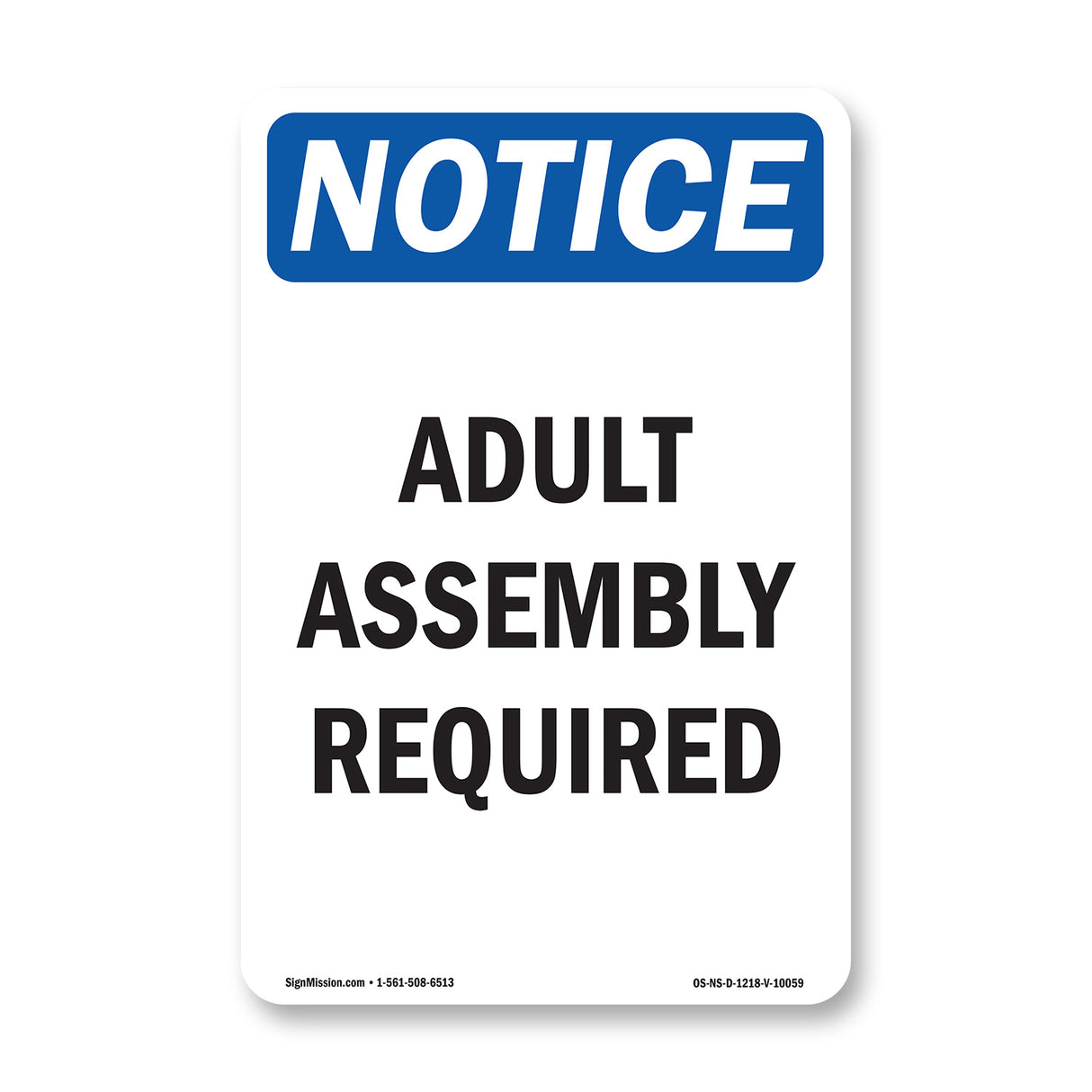 Adult Assembly Required