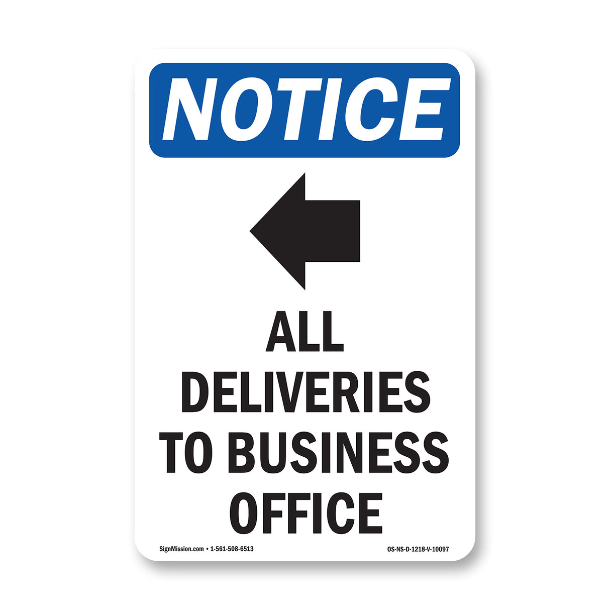 All Deliveries To Business Office