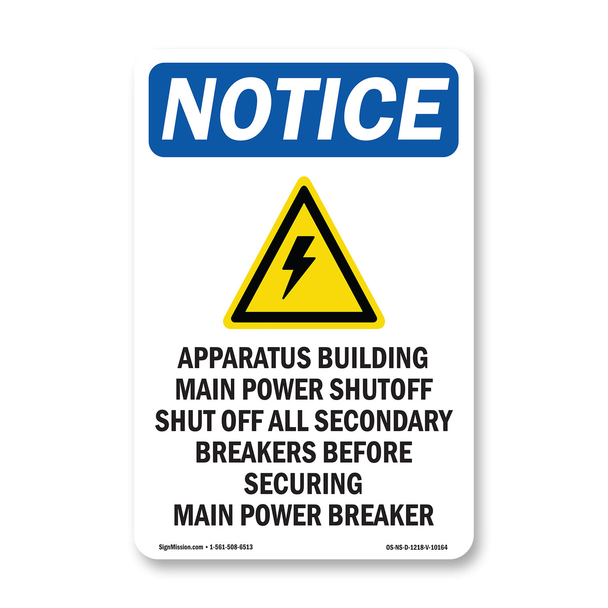 Apparatus Building Main Power