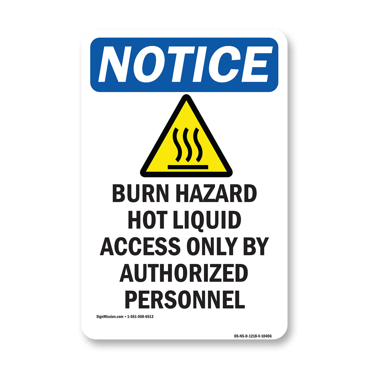 Burn Hazard Hot Liquid Access