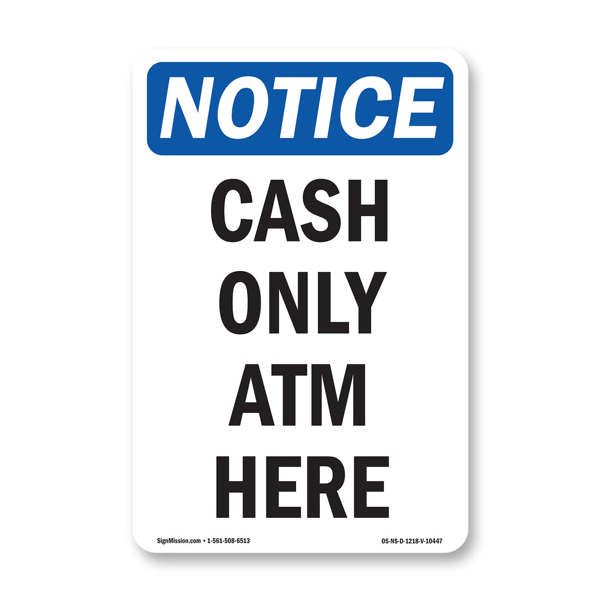 Cash Only ATM Here