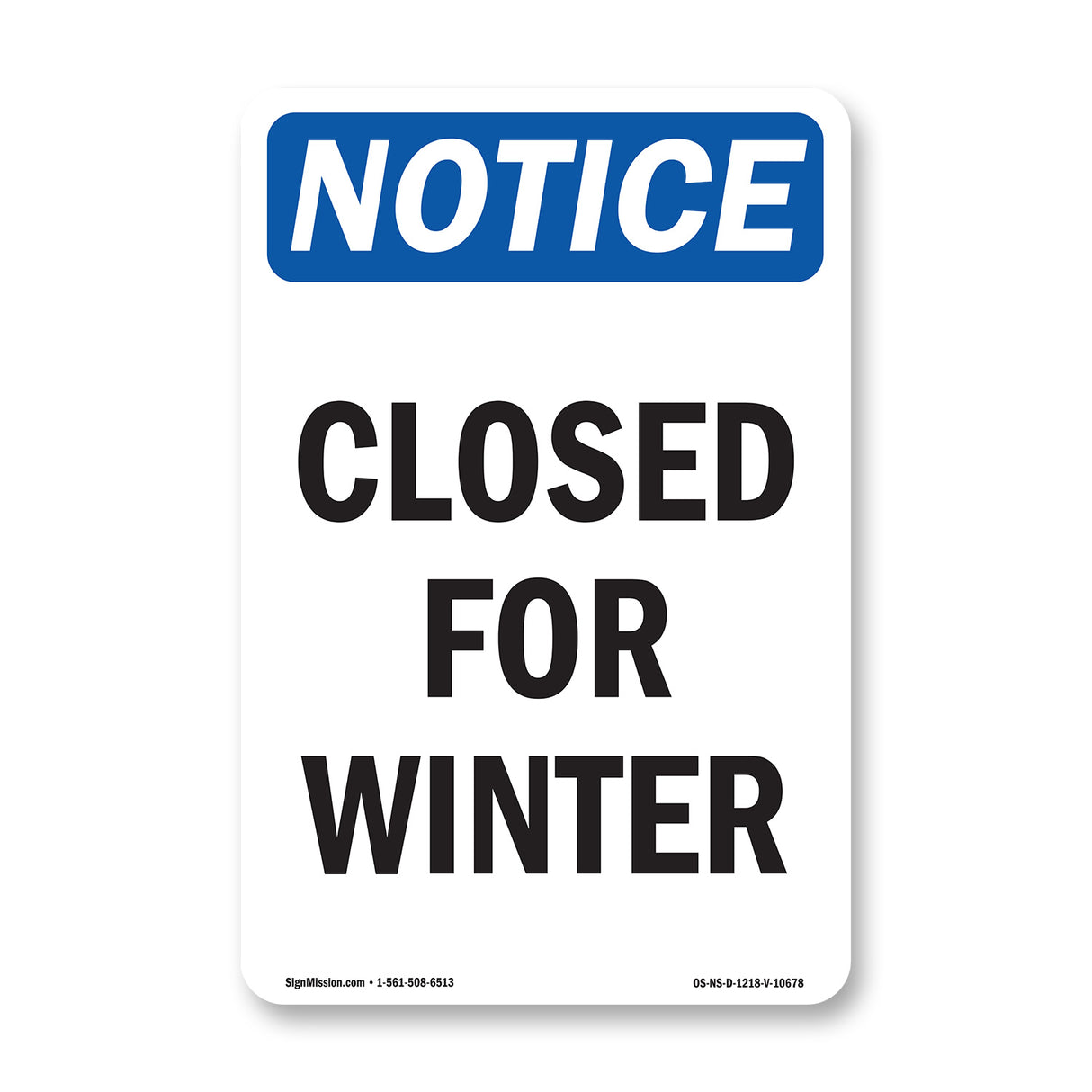 Closed For Winter