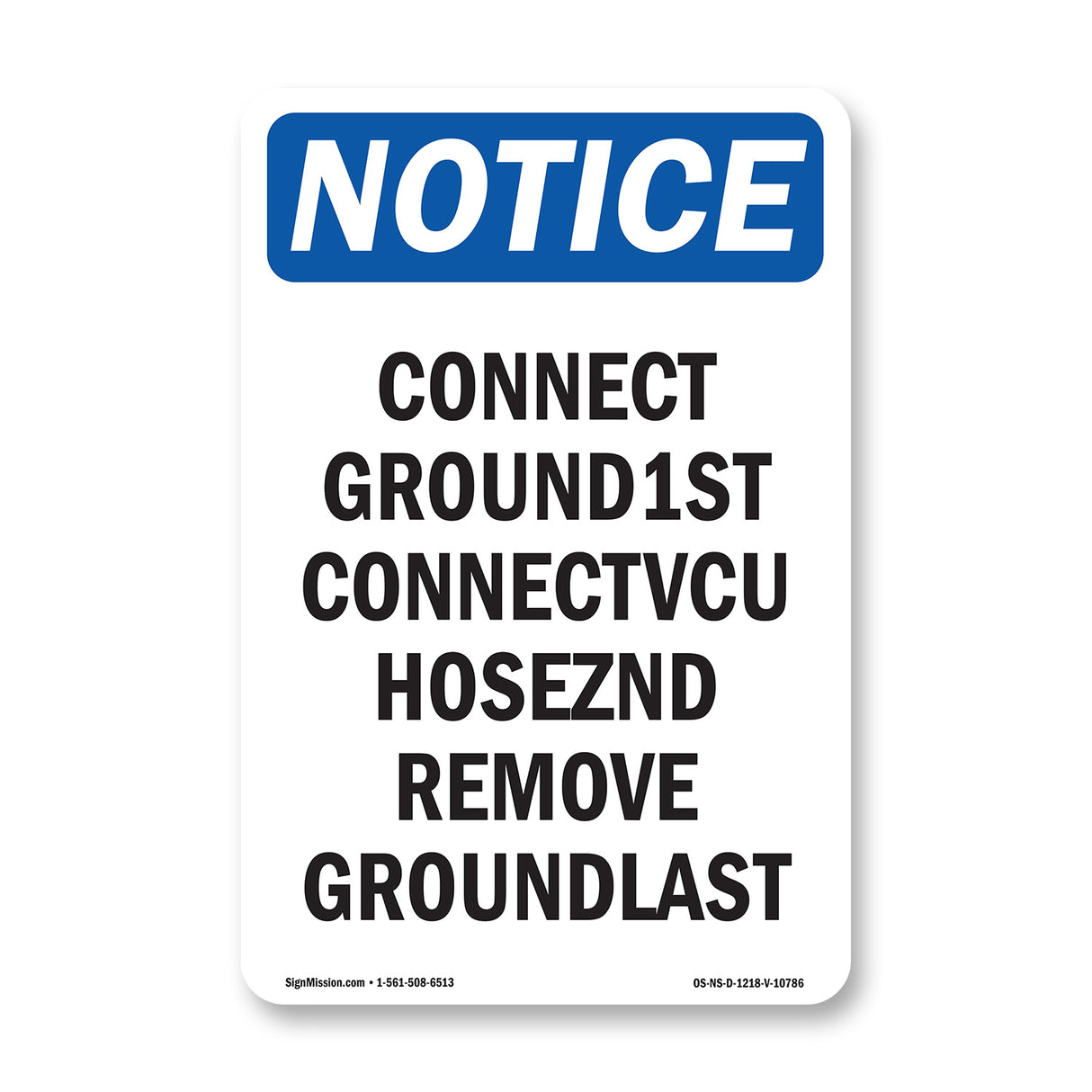 Connect Ground 1st Connect Vcu Hose 2nd