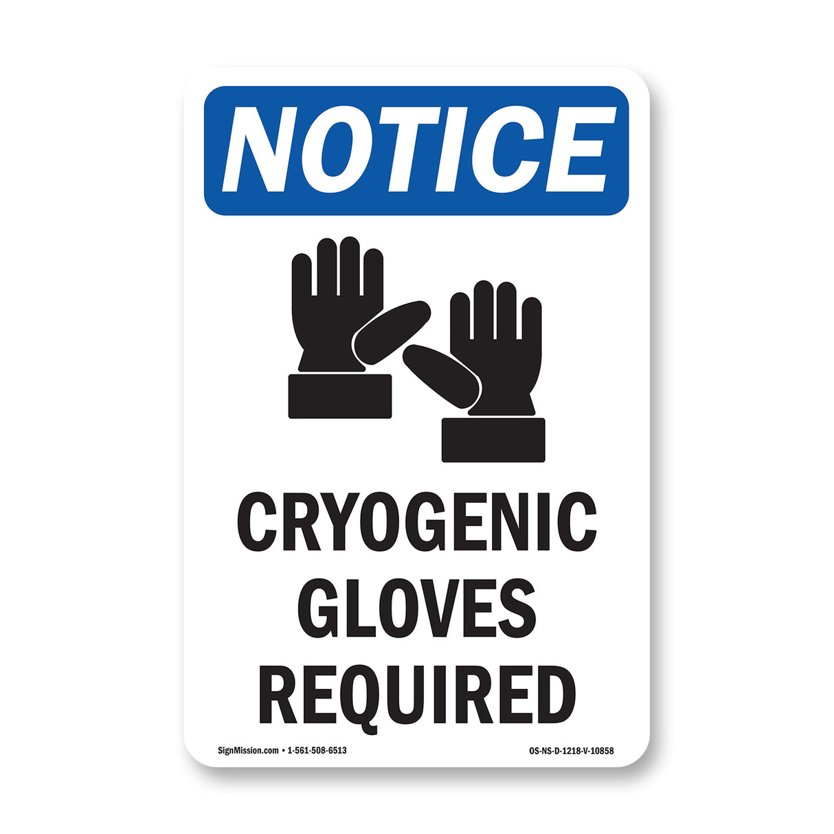 Cryogenic Gloves Required
