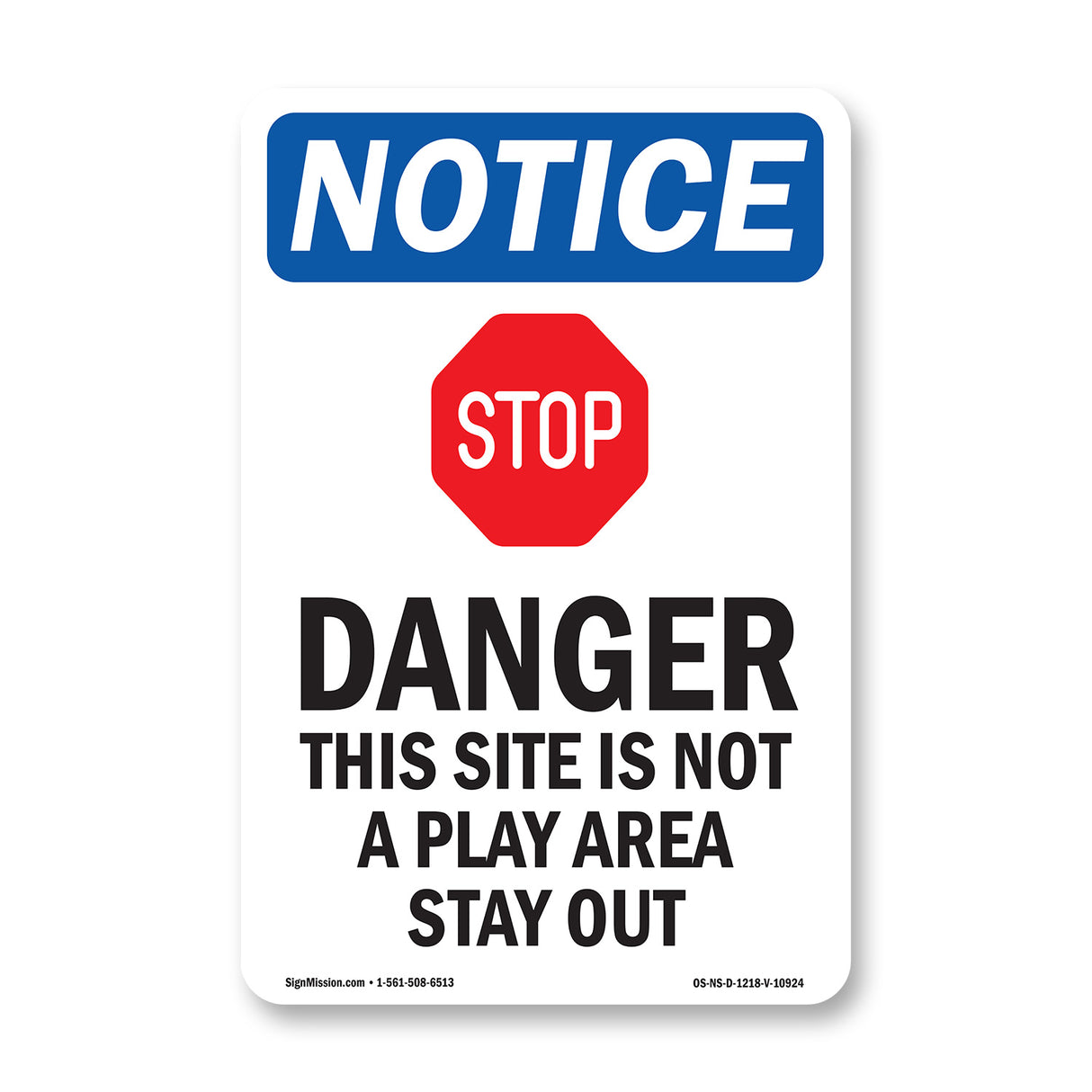 Danger This Site Is Not A Play