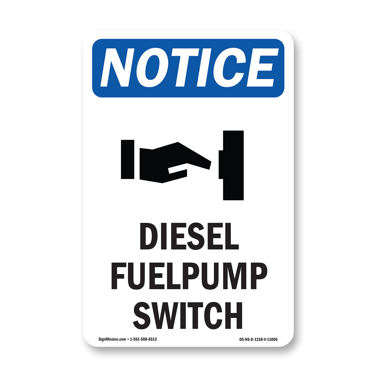 Diesel Fuel Pump Switch