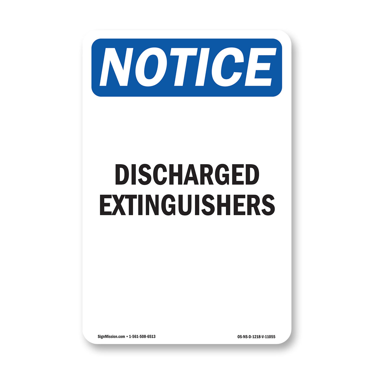 Discharged Extinguishers