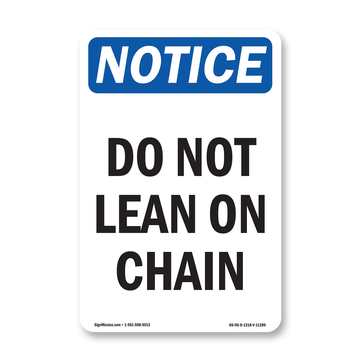Do Not Lean On Chain