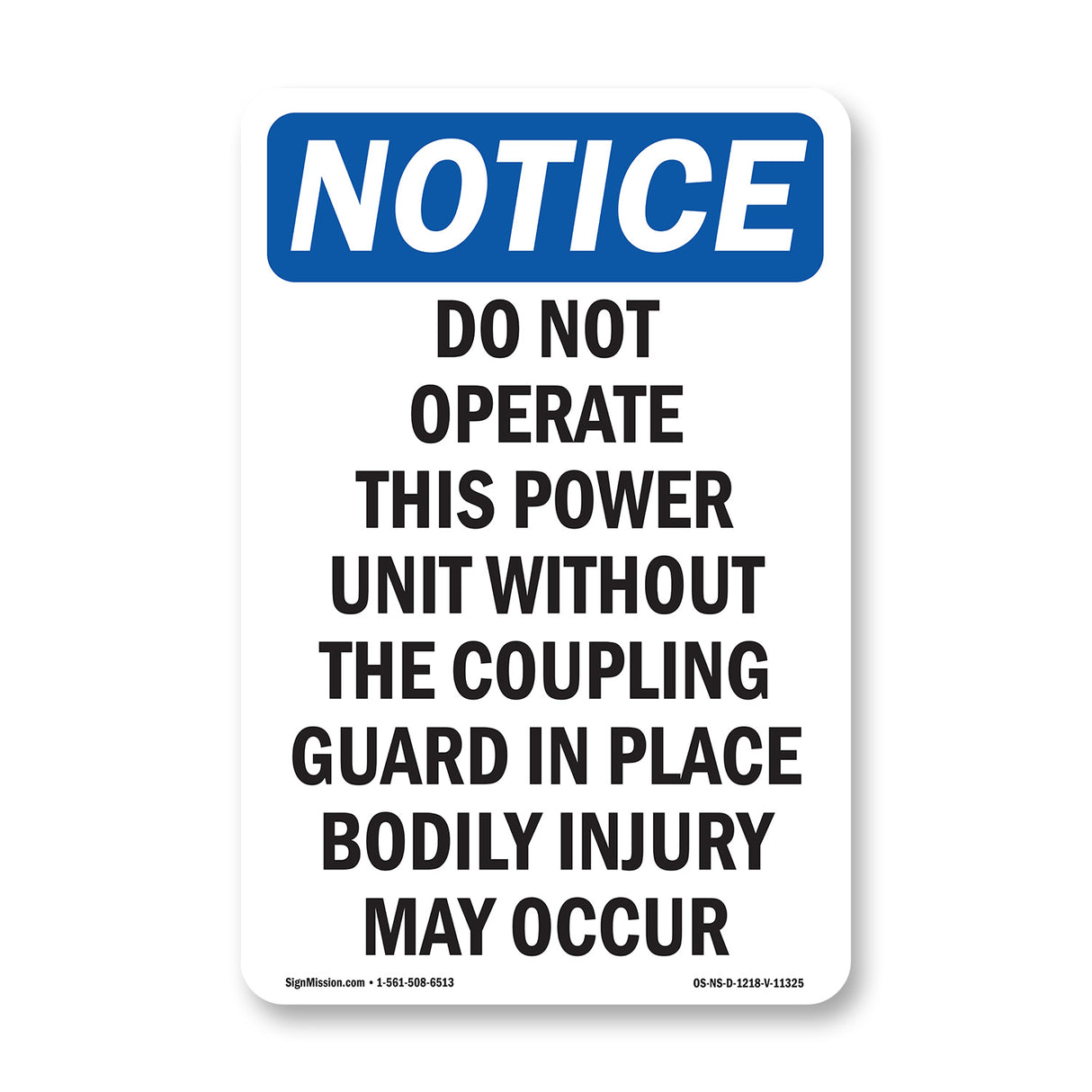 Do Not Operate This Power Unit