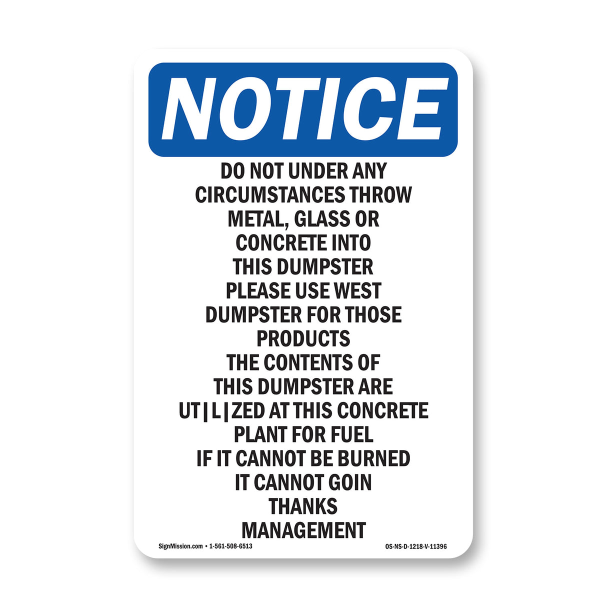 Do Not Under Any Circumstances