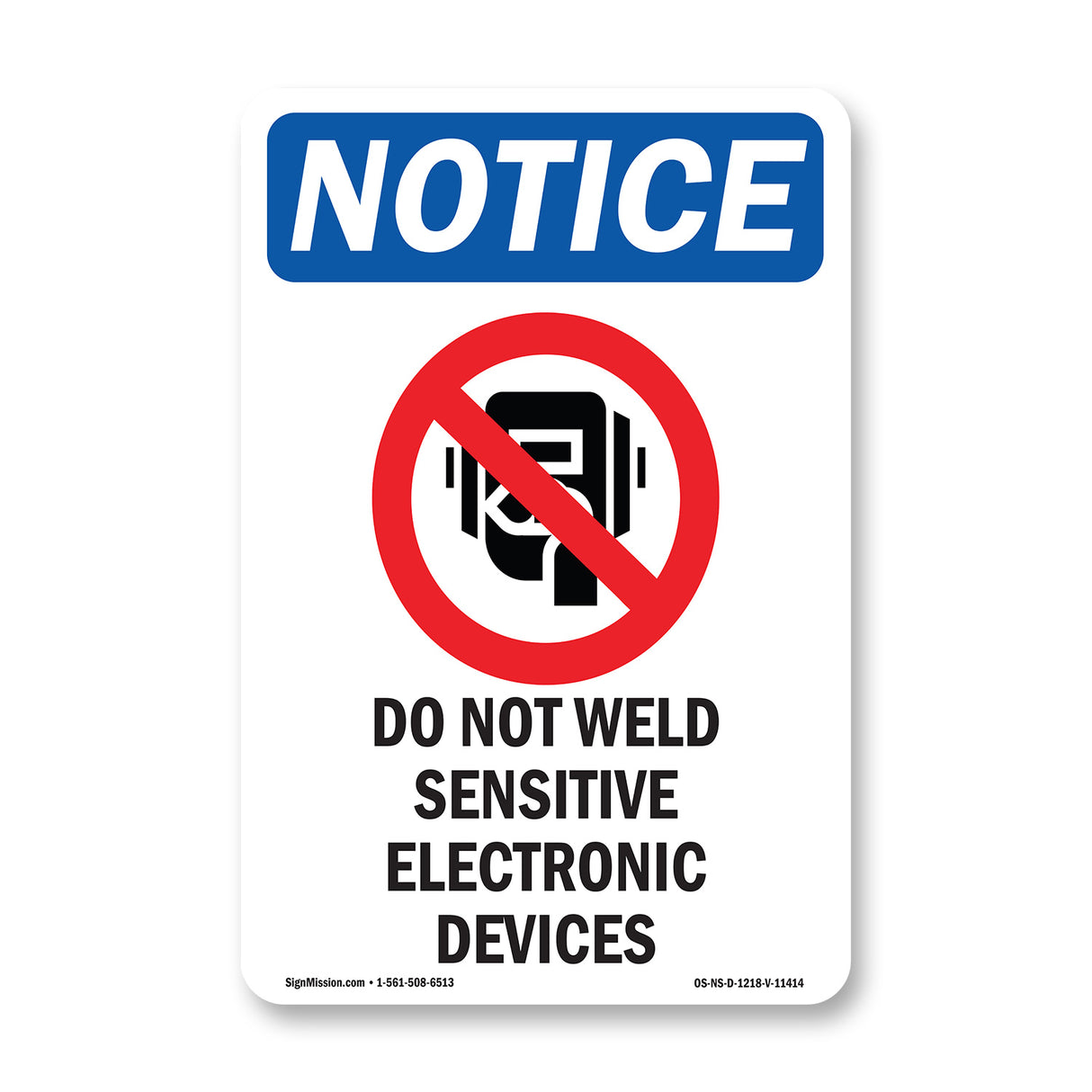 Do Not Weld Sensitive Electronic