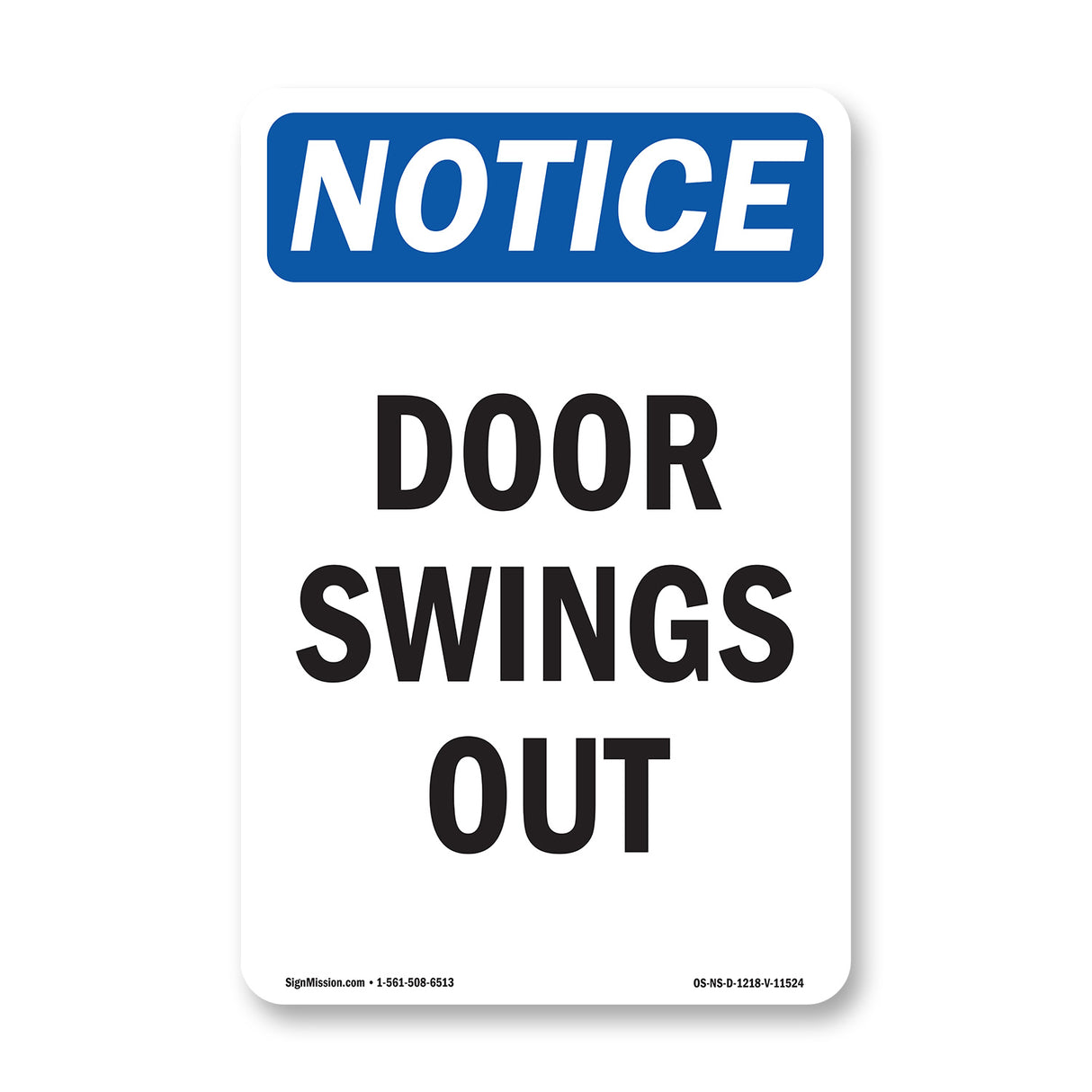 Door Swings Out