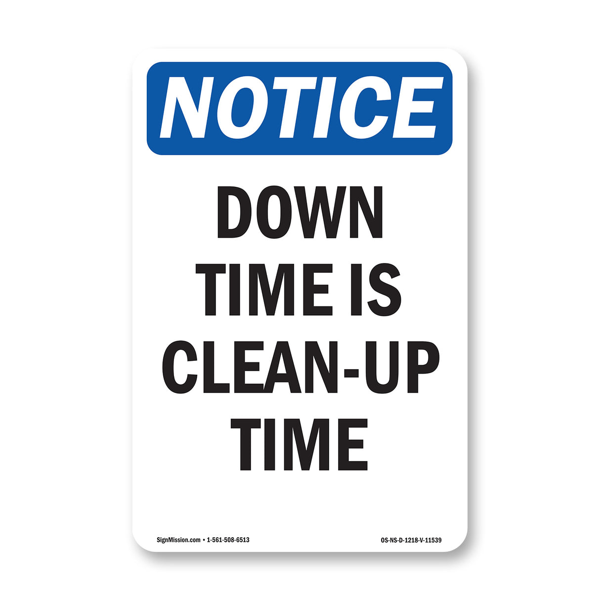 Down Time Is Clean-Up Time