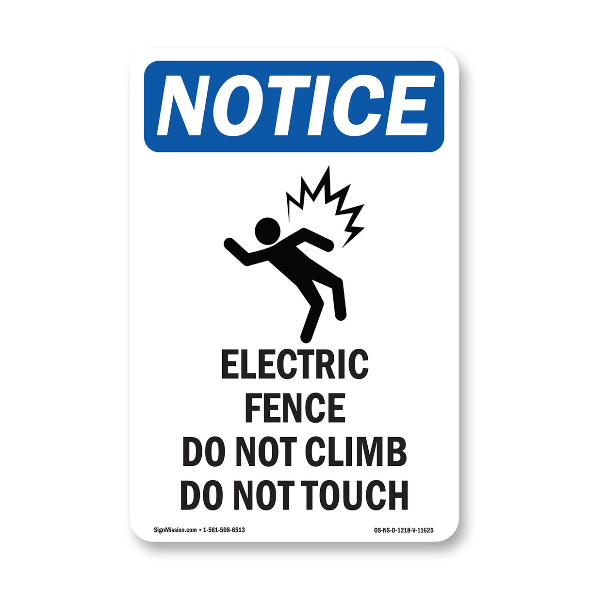 Electric Fence Do Not Climb