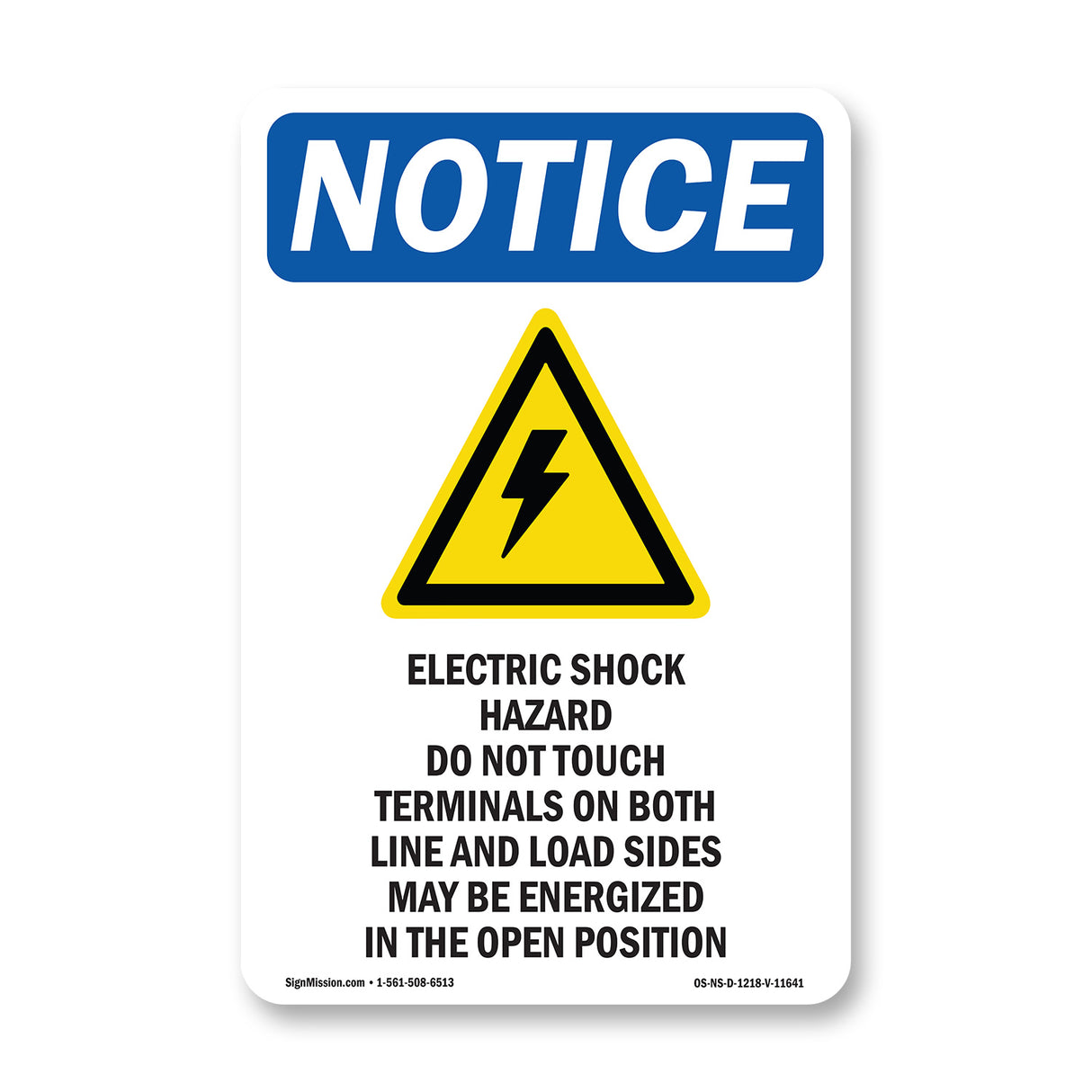 Electric Shock Hazard Do Not