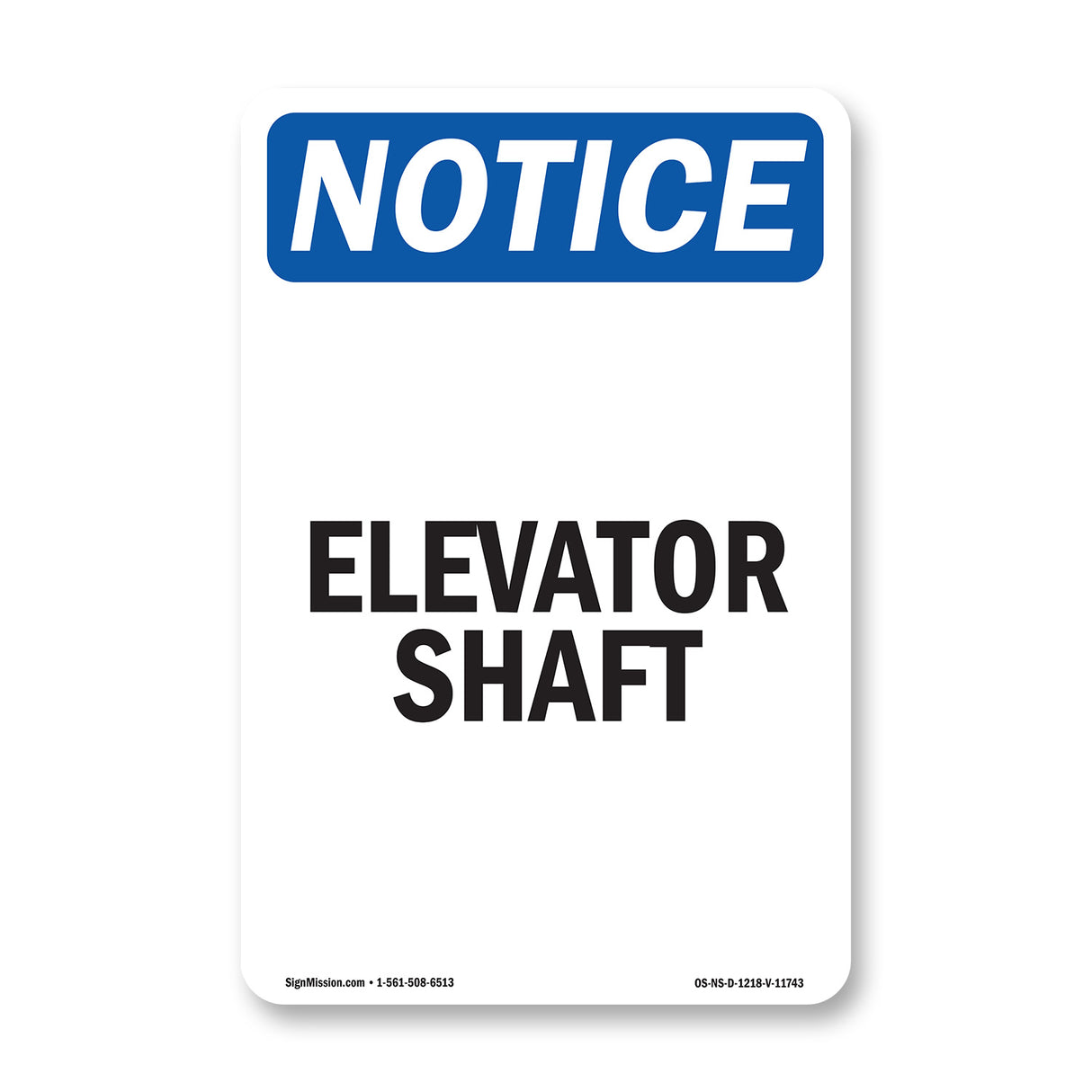 Elevator Shaft Sign