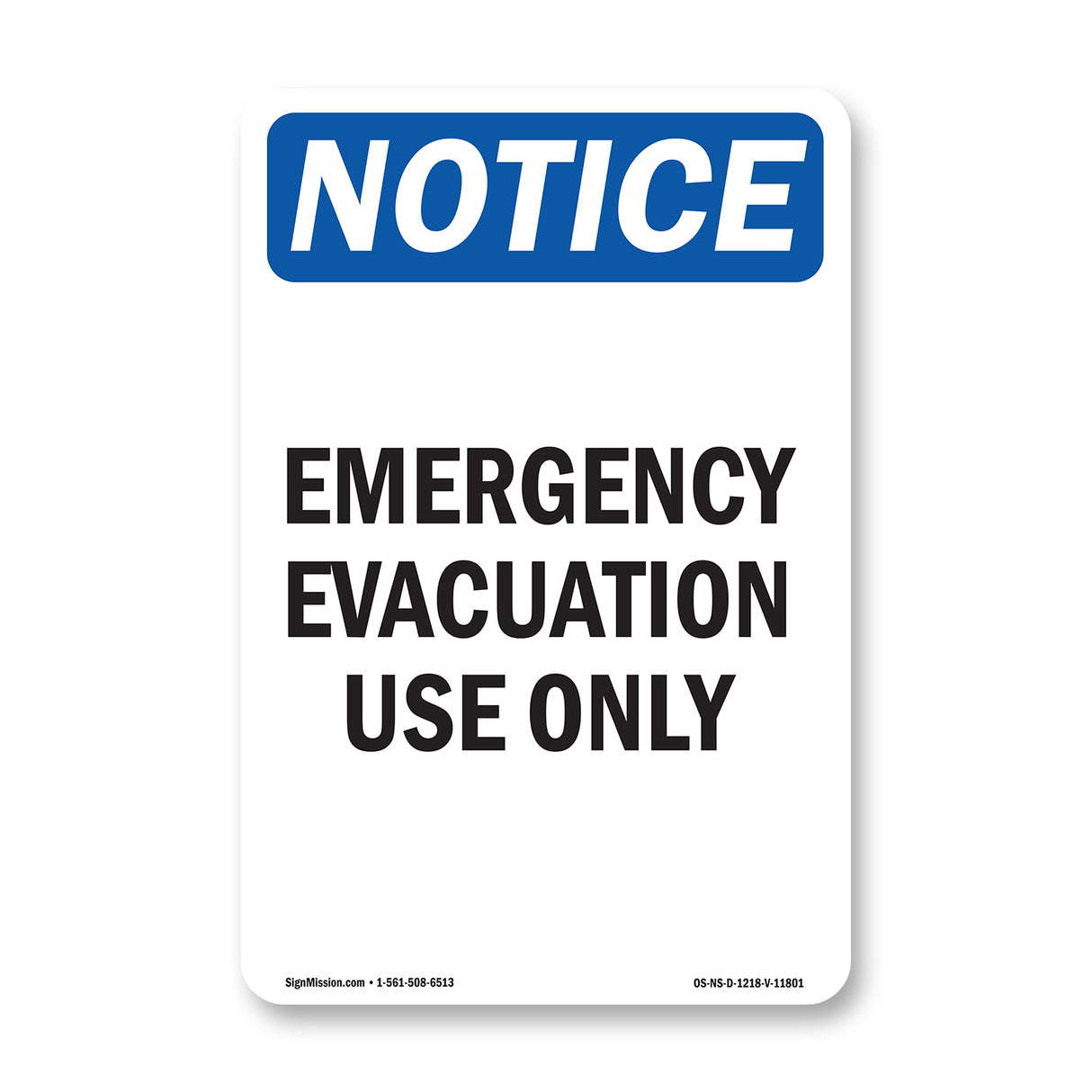 Emergency Evacuation Use Only