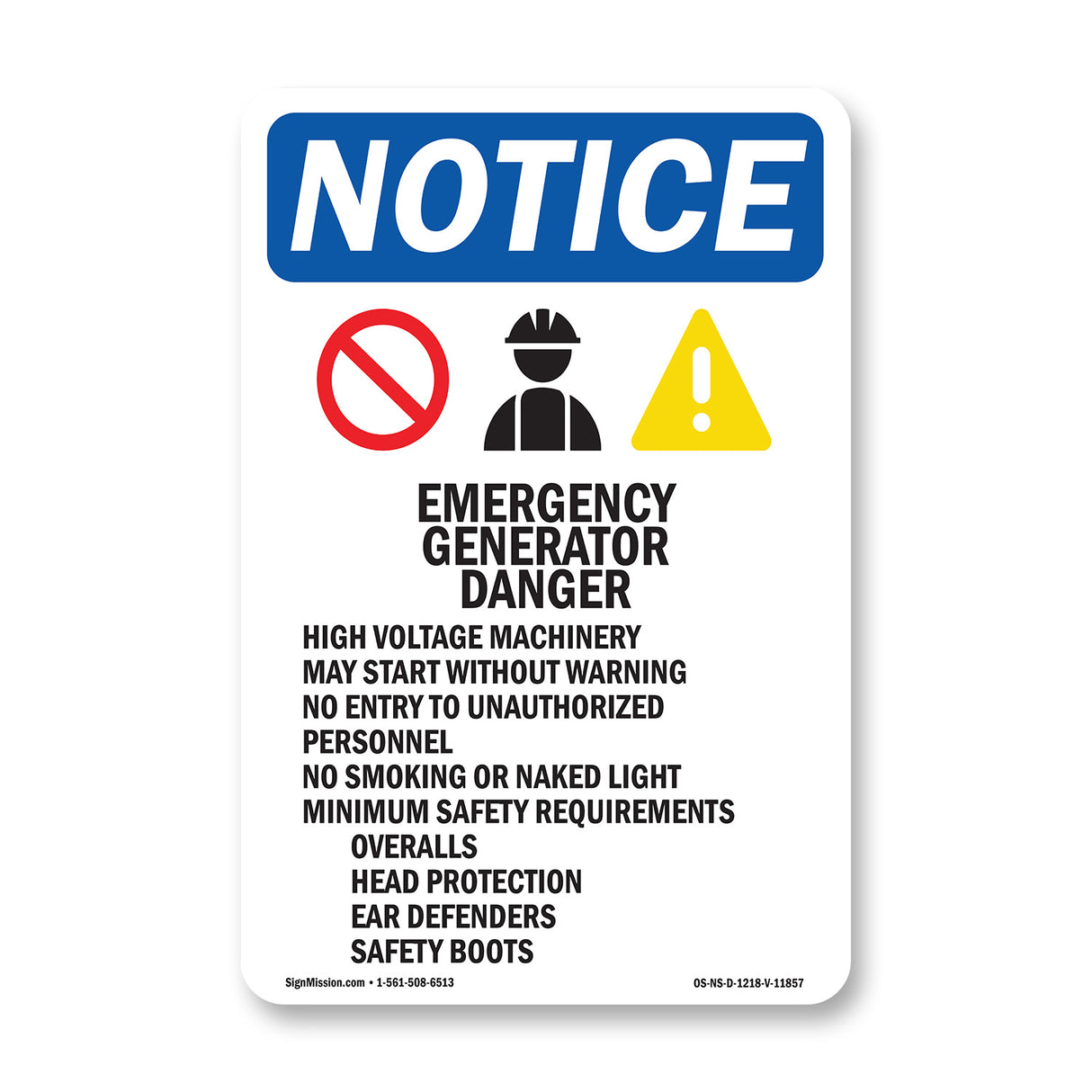 Emergency Generator Danger High