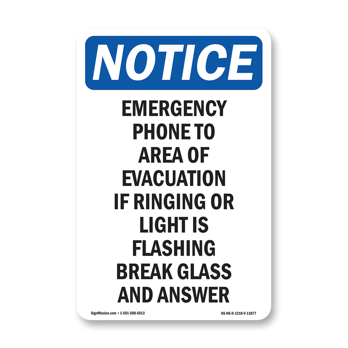 Emergency Phone To Area Of Evacuation If