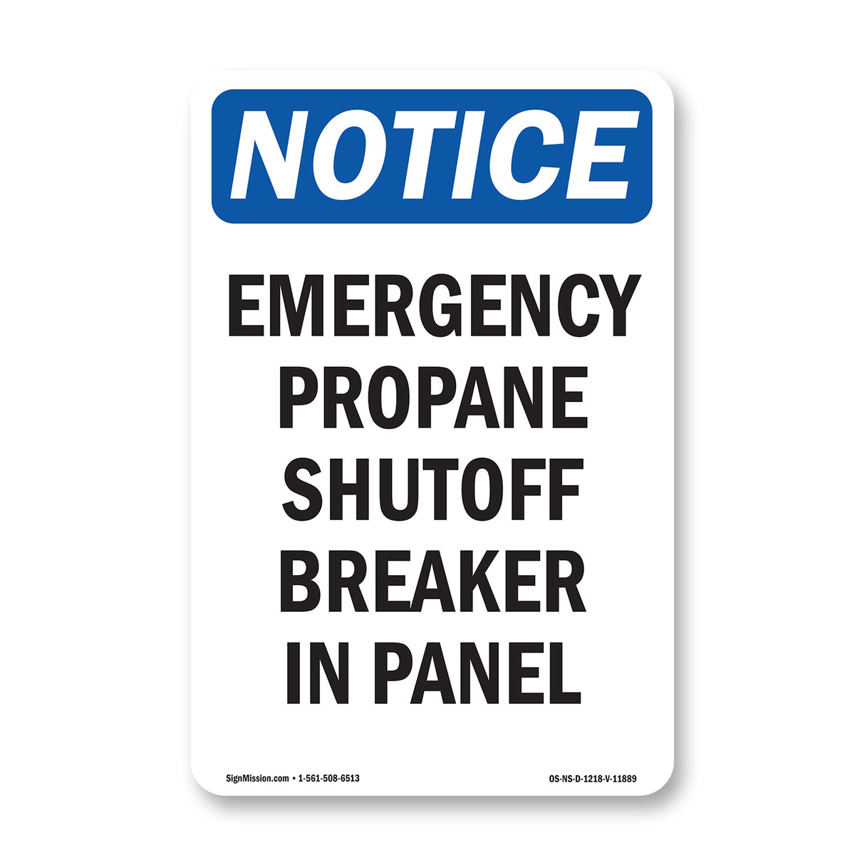 Emergency Propane Shutoff Breaker In Panel