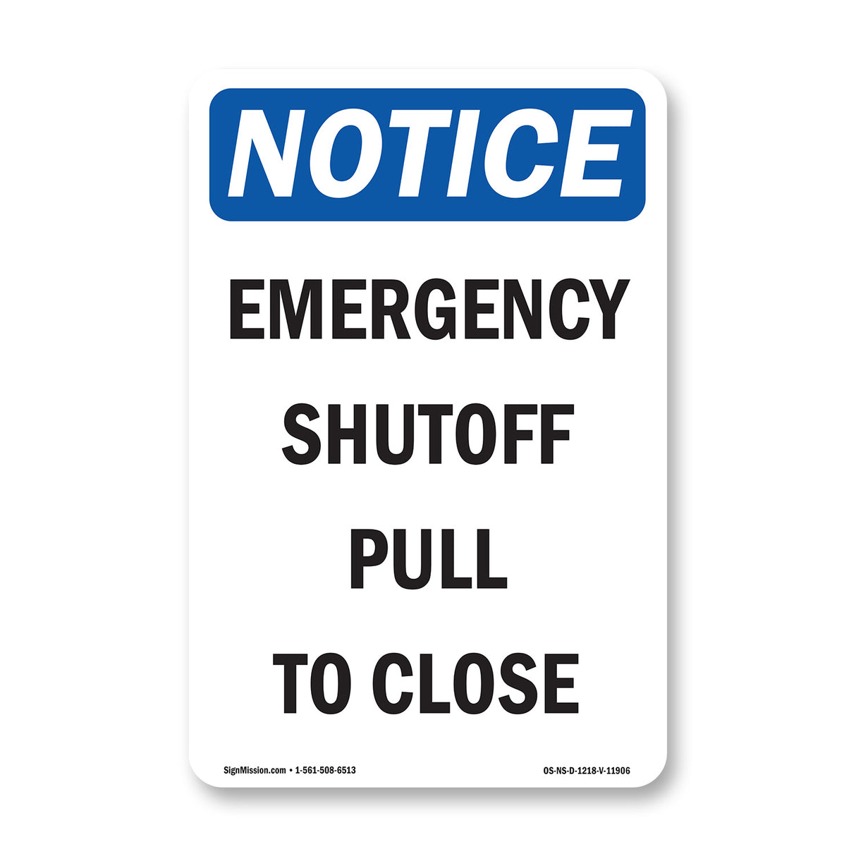 Emergency Shutoff Pull To Close