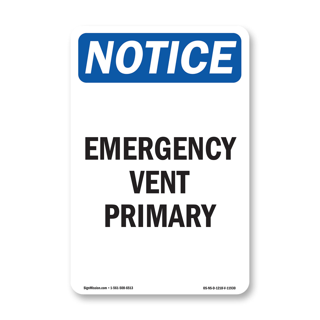 Emergency Vent Primary