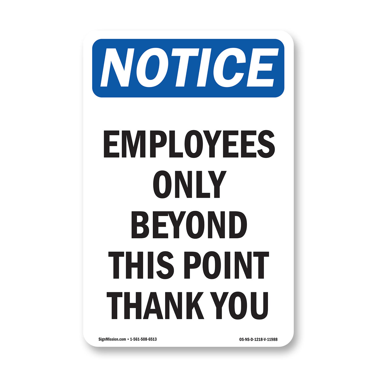 Employees Only Beyond This Point Thank You