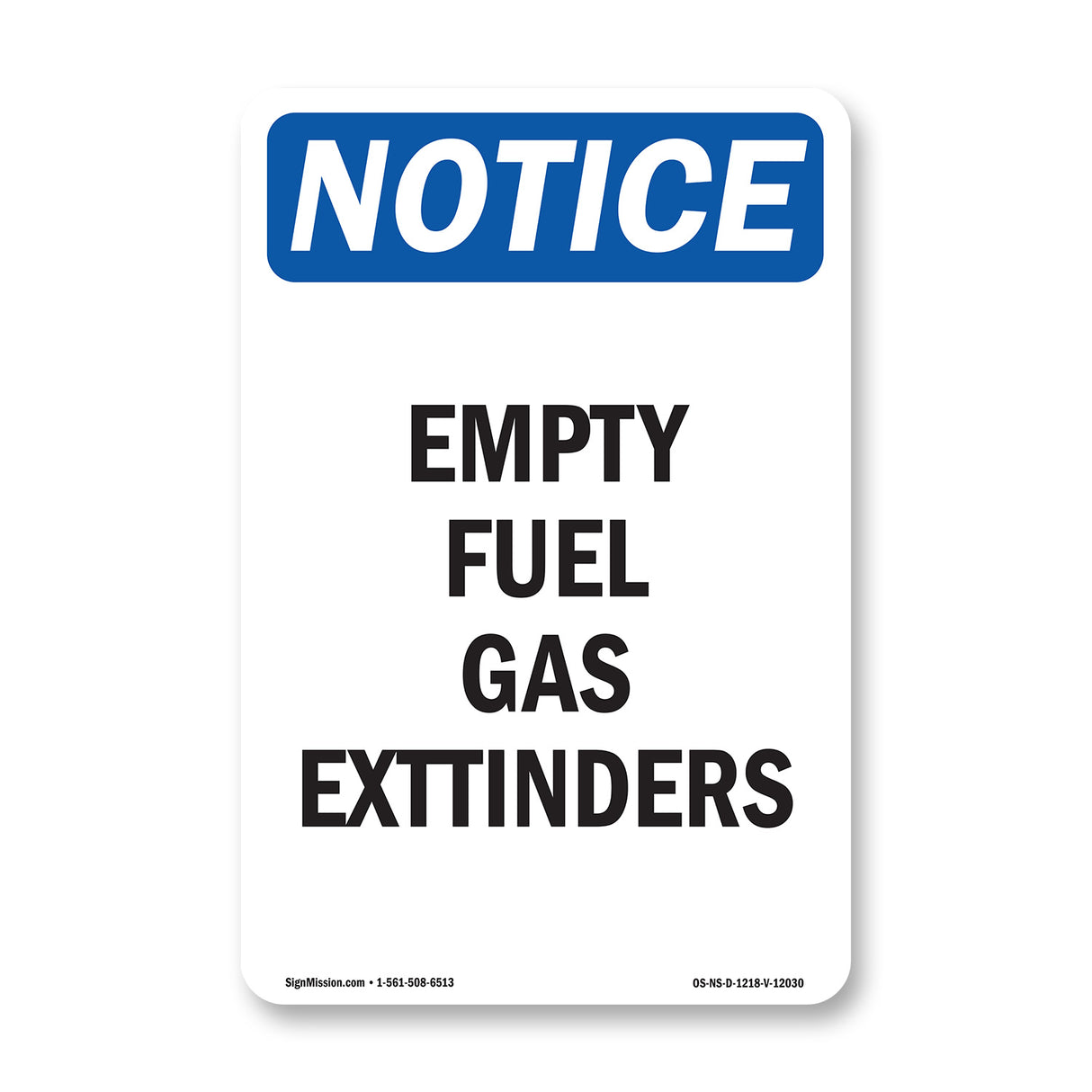 Empty Fuel Gas Cylinders