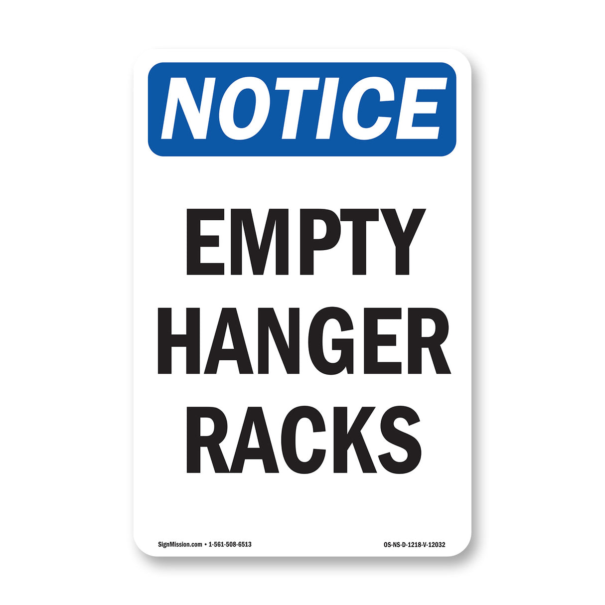 Empty Hanger Racks