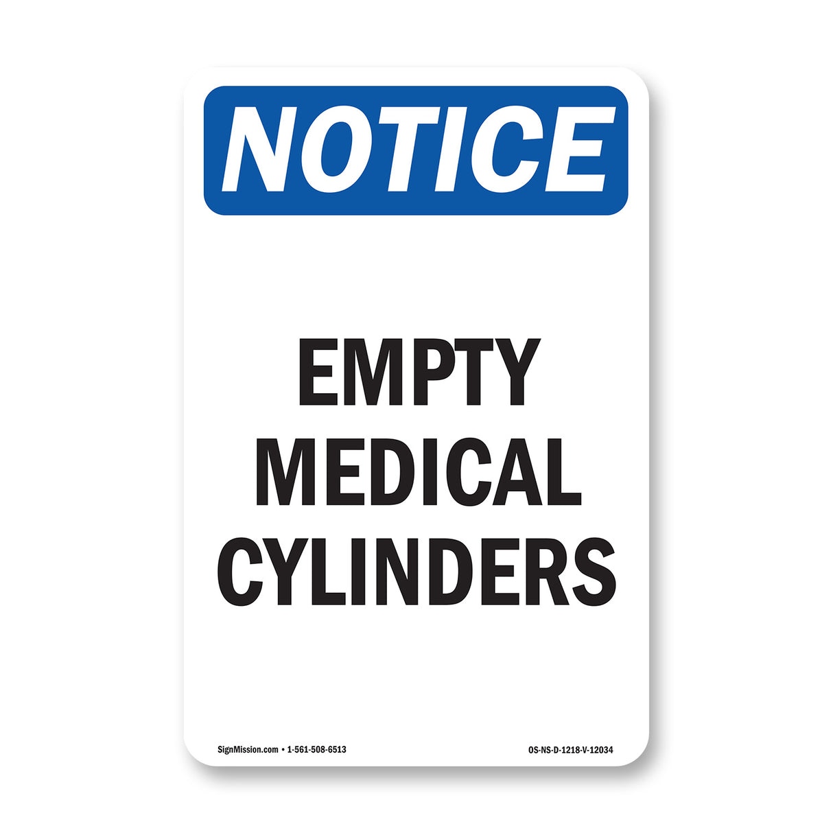 Empty Medical Cylinders