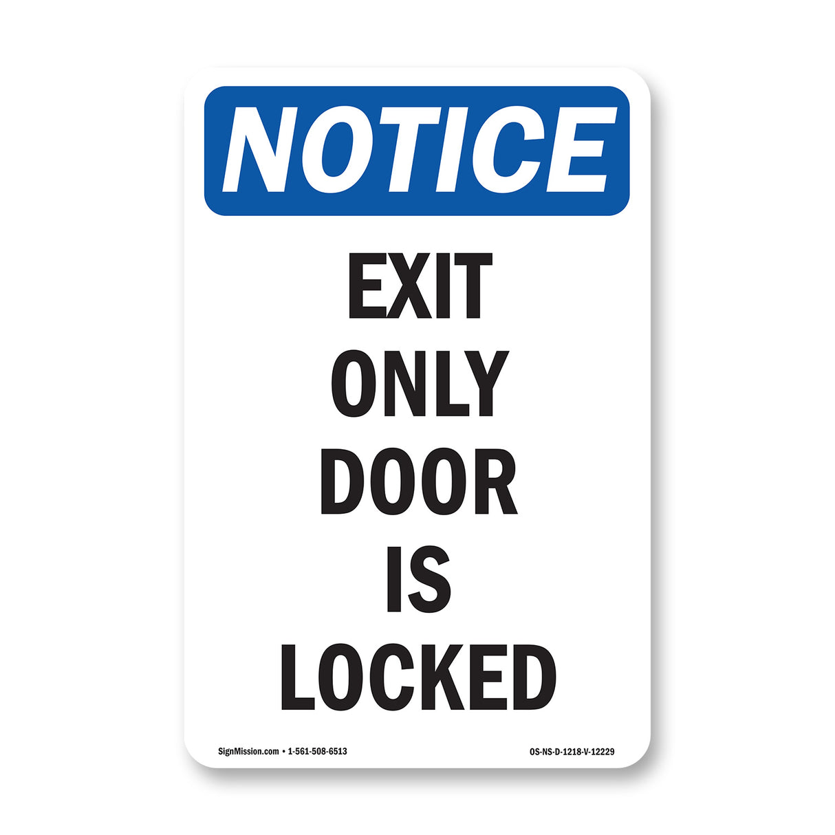 Exit Only Door Is Locked