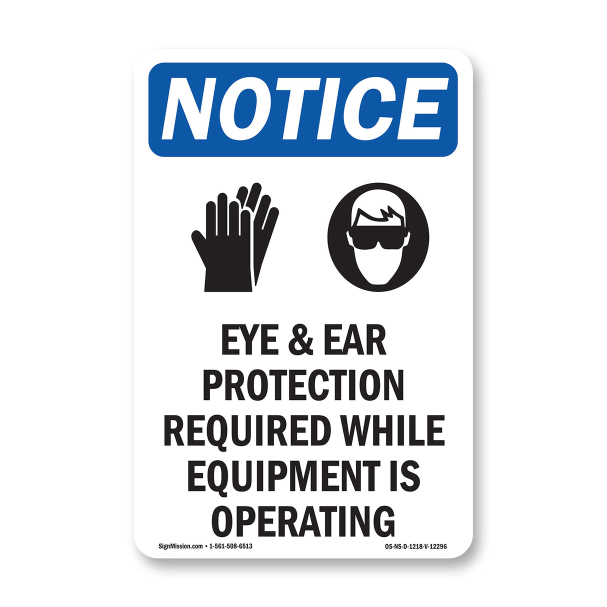 Eye & Glove Protection Must
