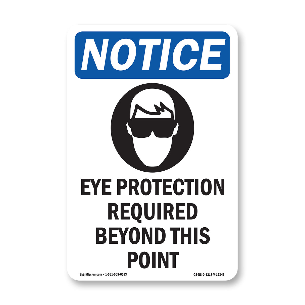 Eye Protection Required Beyond