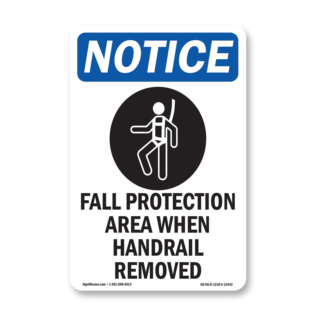 Fall Protection Area When Handrail