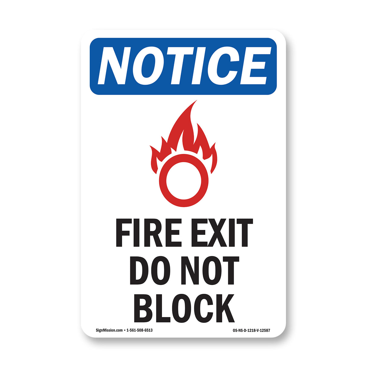 Fire Exit Do Not Block