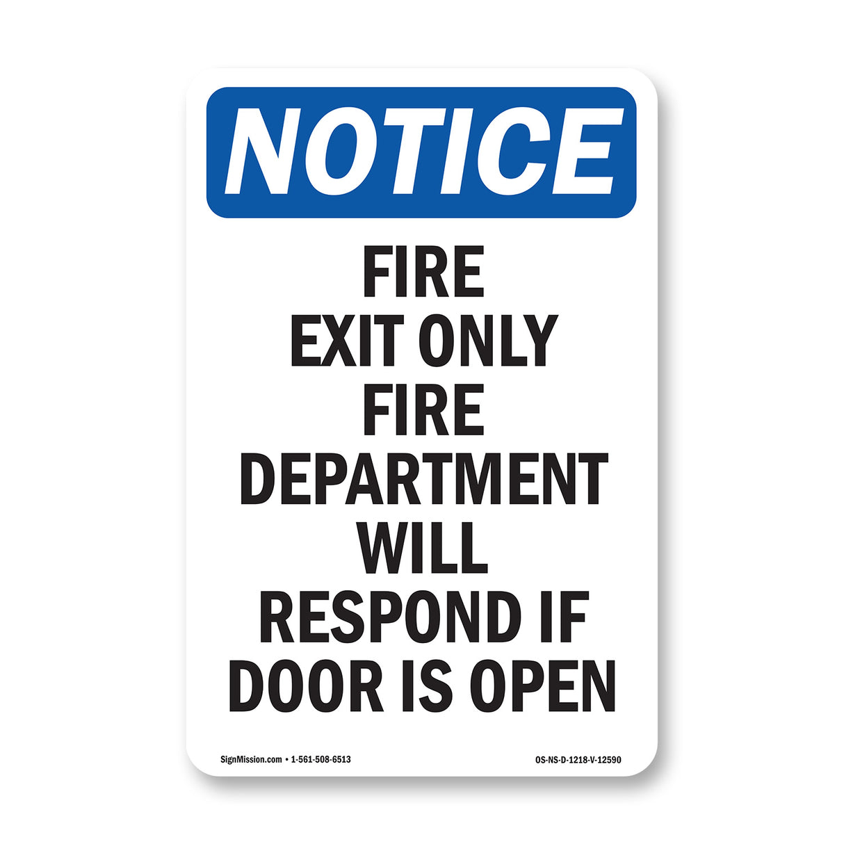 Fire Exit Only Fire Department