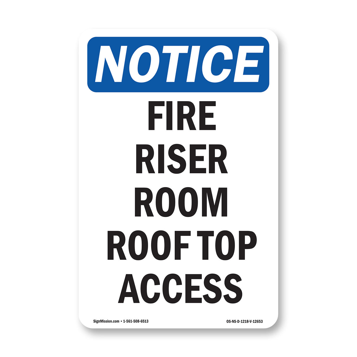 Fire Riser Room Roof Top Access
