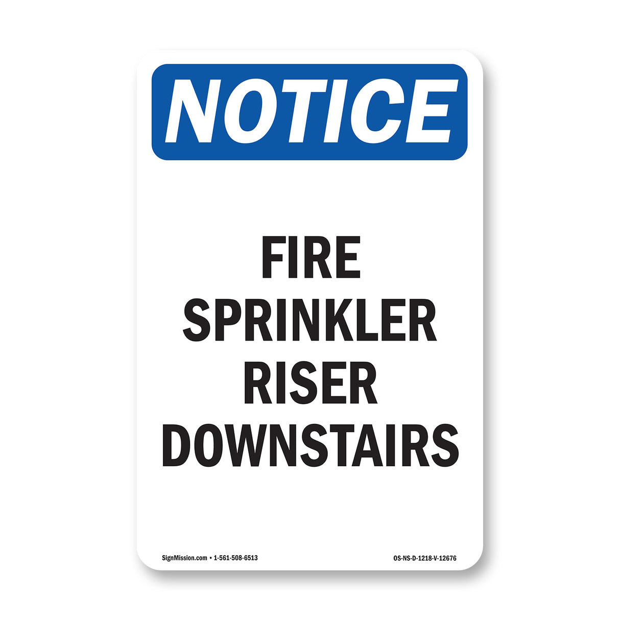 Fire Sprinkler Riser Downstairs