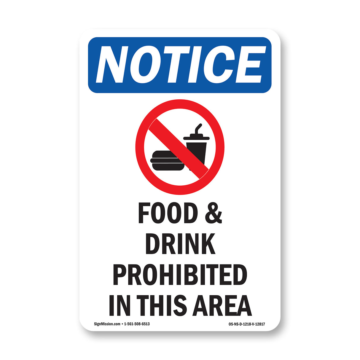 Food And Drink Prohibited