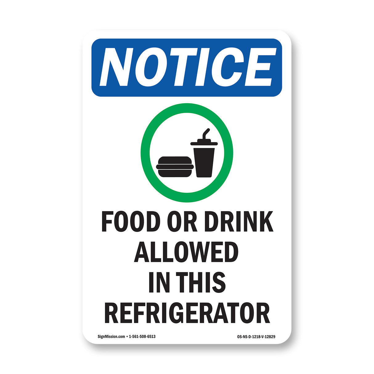 Food Or Drink Allowed