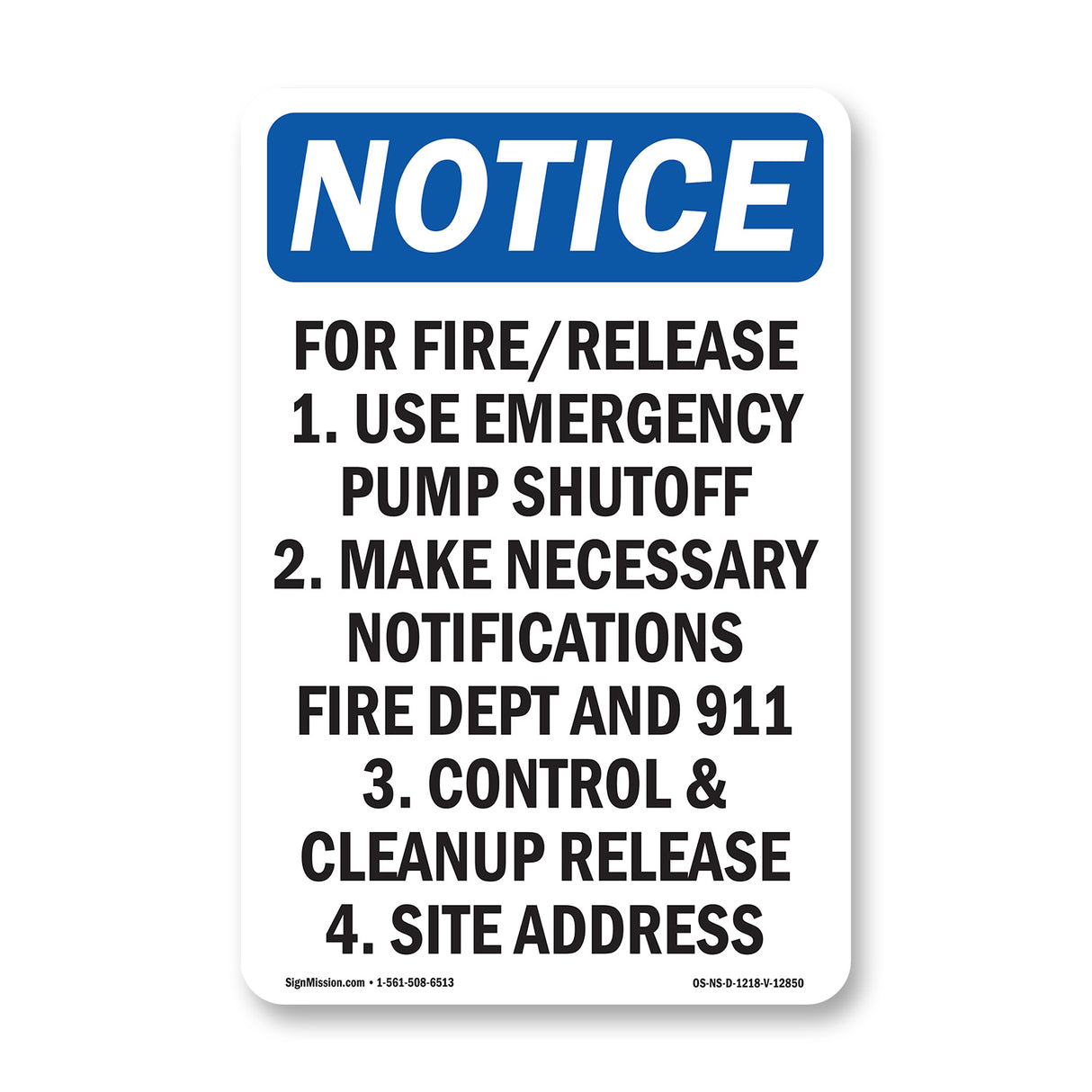 For Fire Release 1. Use Emergency Pump Shut
