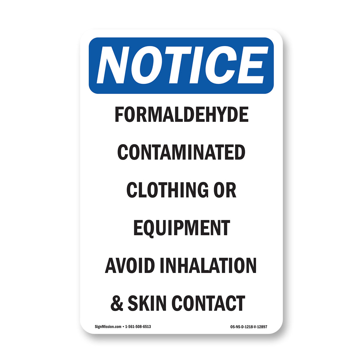Formaldehyde Contaminated Clothing Or Equipment