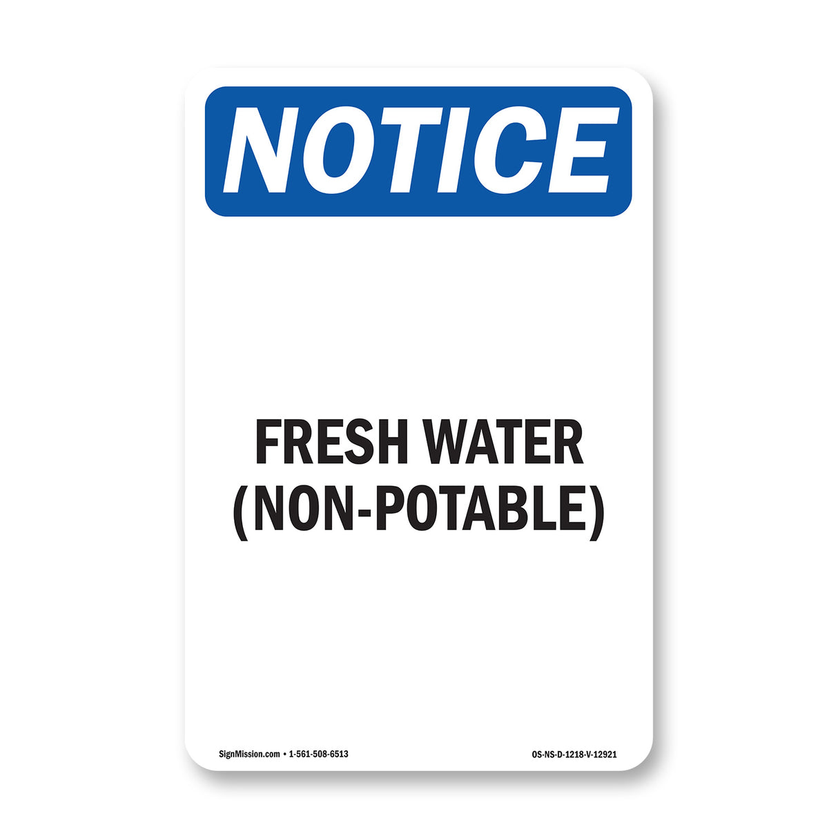 Fresh Water (Non-Potable)