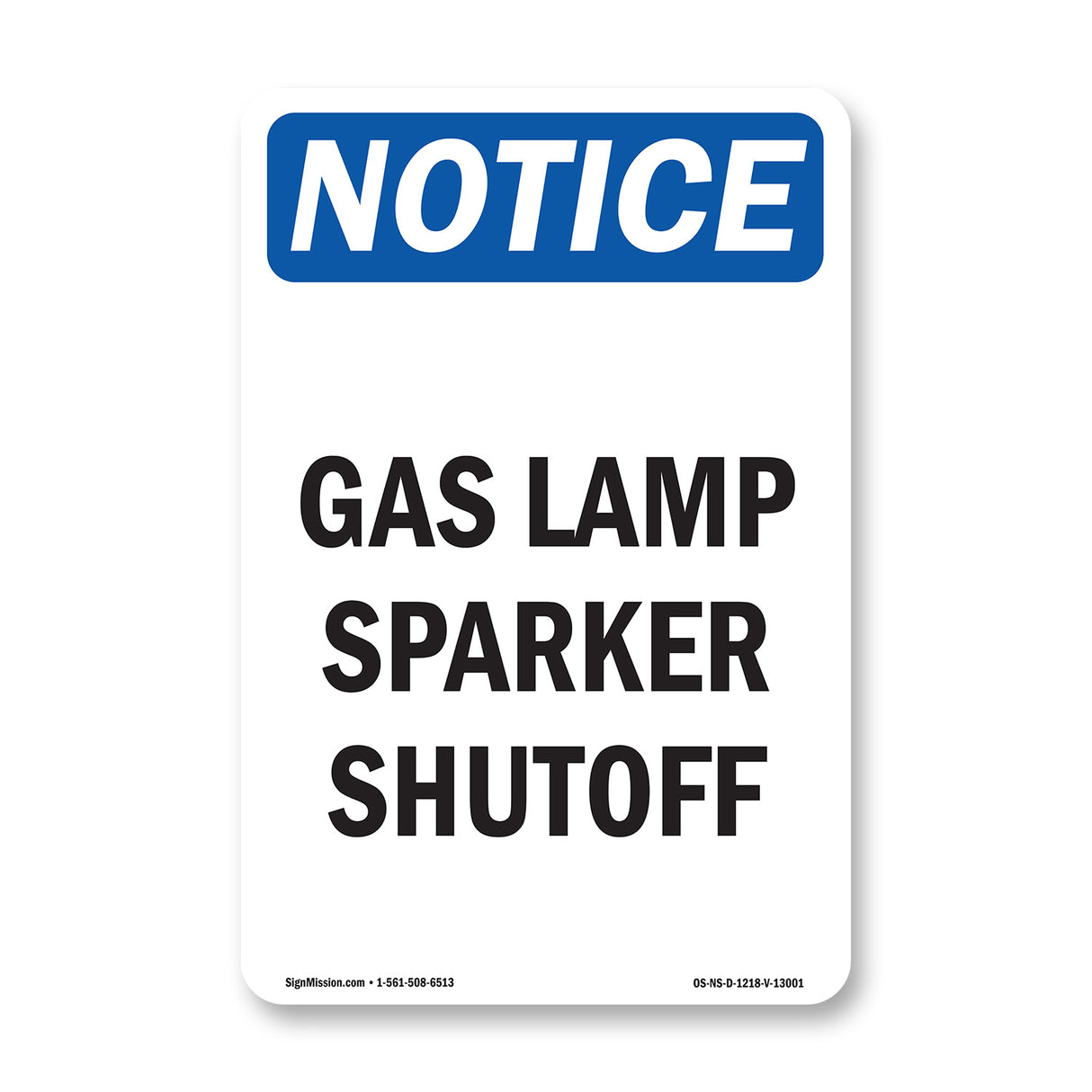 Gas Lamp Sparker Shutoff