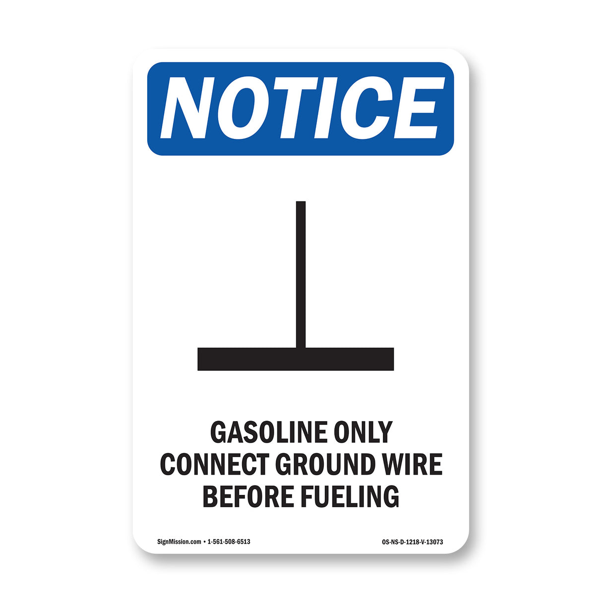 Gasoline Only Connect Ground