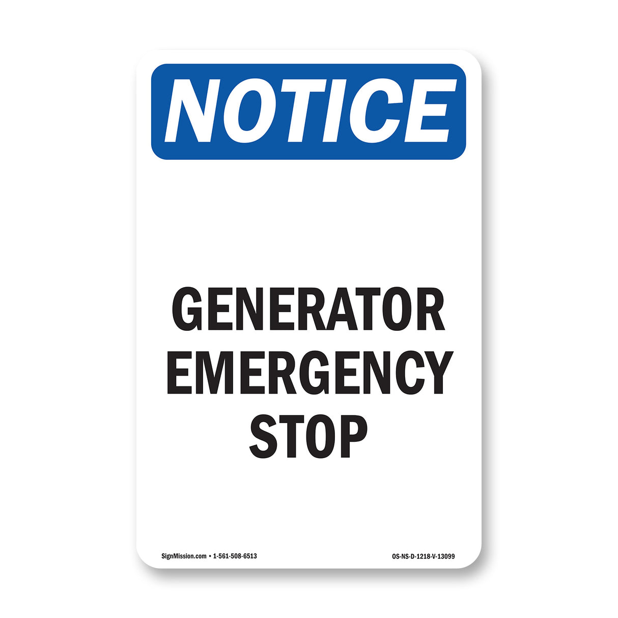 Generator Emergency Stop