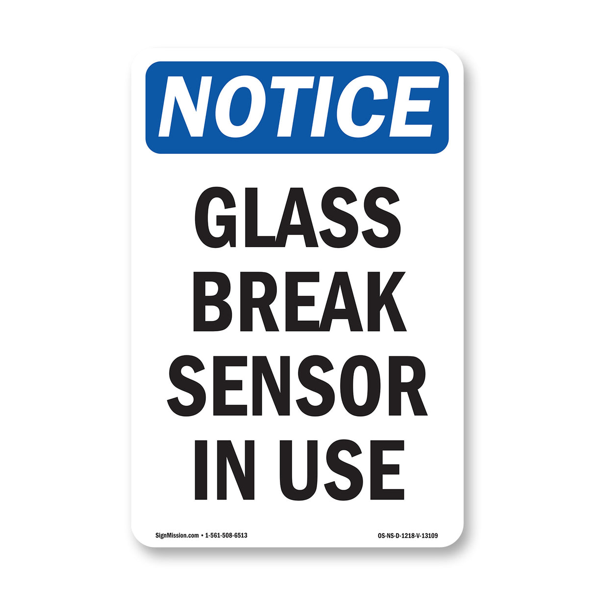 Glass Break Sensor In Use
